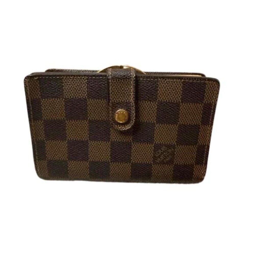 Louis Vuitton Damier Brown Kisslock Wallet